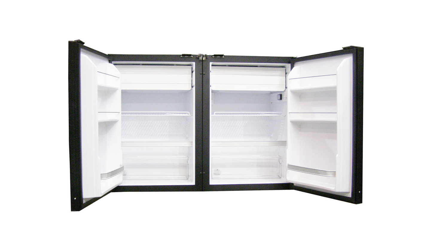 Novakool 7.0 cu. ft. (198 liters) Side-by-Side Refrigerator with Freezer Compartments - DC Only (RS7600-DC)