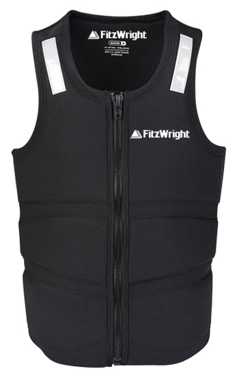 FitzWright Buoyancy Aid - Black Rogue Vest - Medium - FW-ROGUE-M