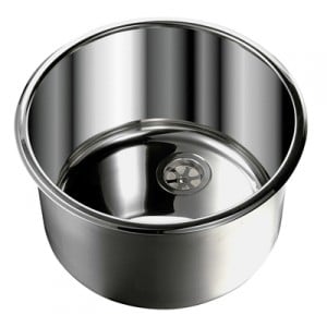 Ambassador Marine Stainless Steel Round Sink 11.75 X5.25 Bru