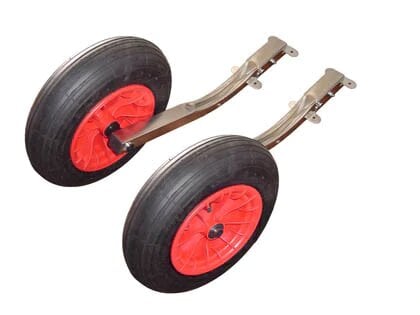 Victory Stainless Fold Up Dinghy Launching Wheels 14 Inch