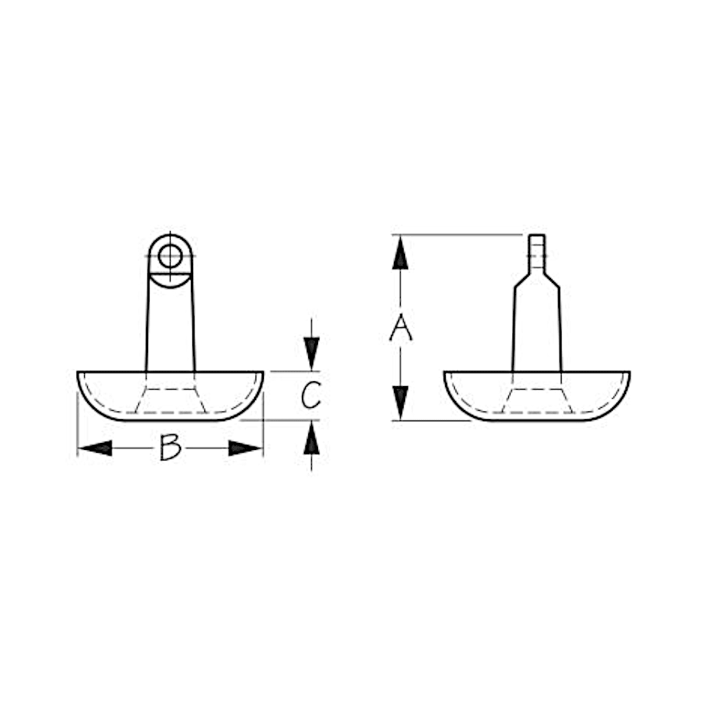 SEADOG Mushroom Anchor - Steveston Marine and Hardware