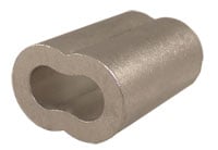 loos copper oval zinc plated 3/16