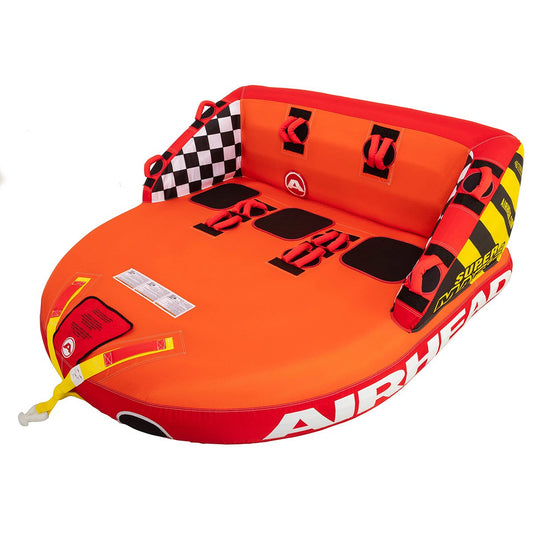 Kwik Tek Super Mable Inflatable Triple Rider Towable
