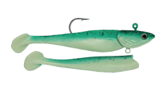 Lighthouse 4oz Mega Bite Swim Tail Jigs Super Lure Green Demon 2 pcs - Steveston Marine and Hardware