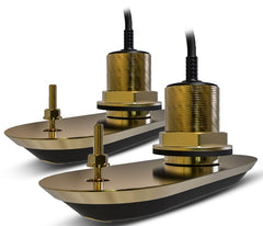 Raymarine Pack of RV-220 RealVision 3D Bronze Thru-Hull Transducers, Port and Starboard