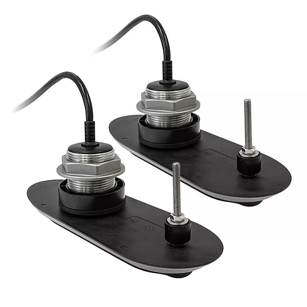 Raymarine RV-420 RealVision 3D Stainless Steel Thru Hull Transducer Pair - 20 Degree