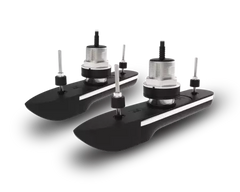 Raymarine Pack of RVM-412 RealVision 3D Stainless Steel Thru-Hull Transducers, Port and