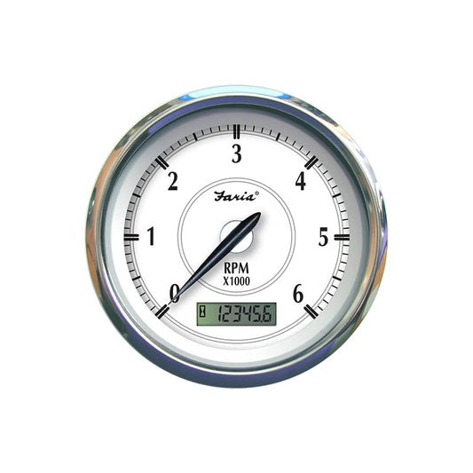 Faria Newport Tachometer with Hourmeter - TC9384