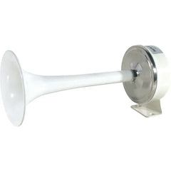 Marco TCE 24V White Brass Mini Electric Horn - 132 - 120 - 13 - Steveston Marine and Hardware