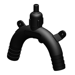 Tru Design Vented Loop 19mm Black - 90318