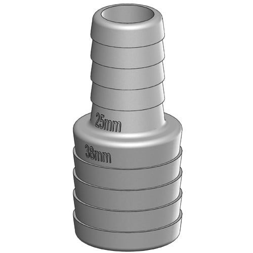 Tru Design Hose Reducer 38mm - 25mm - 90407 - Steveston Marine and Hardware