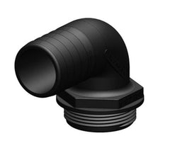 Tru Design Aquavalve Tail Black 90 Degree 25mm - 90466 - Steveston Marine and Hardware
