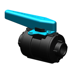 Tru Design Manual Ball Valve Black - 1/2 - 90647 - Steveston Marine and Hardware