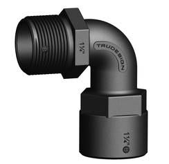 Tru Design Nylon 90 Degree Threaded Connector - 1 - 1/4 - 90829 - Steveston Marine and Hardware