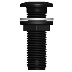 Tru Design Thruhull Domed Black - 1/2 - 91225 - Steveston Marine and Hardware