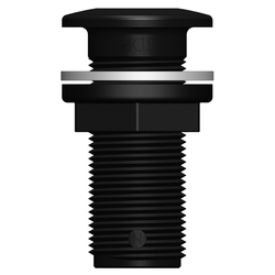 Tru Design Thruhull Domed Black - 3/4 - 91226