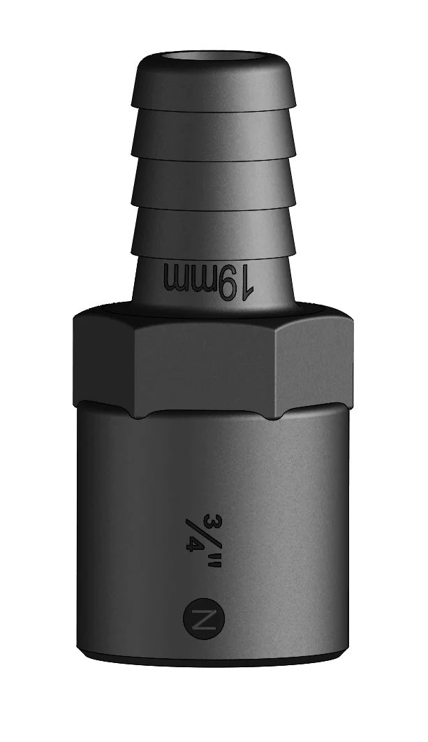 Tru design Hose Barb,GRP 120 Deg.. 3/4" NPS Male Thread