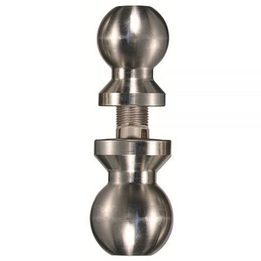 Trimax 2 And 2-5/16 Dbl Tow Ball Chrome