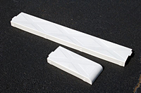 Tie Down Bunk Glide- Ons 2"X6" 16Ft White