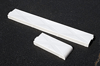 Tie Down Bunk Glide Ons 2X6 16Ft White - Steveston Marine and Hardware