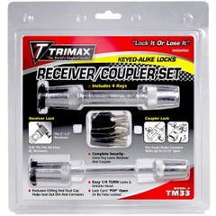 Trimax Keyed Alike Receivers And Coupler Lock Set - Steveston Marine and Hardware