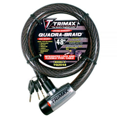 Trimax 48 Keyed Cable Lock - Steveston Marine and Hardware