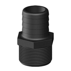Tru Design Straight Hose Barb 38mm Black - 90730 - Steveston Marine and Hardware