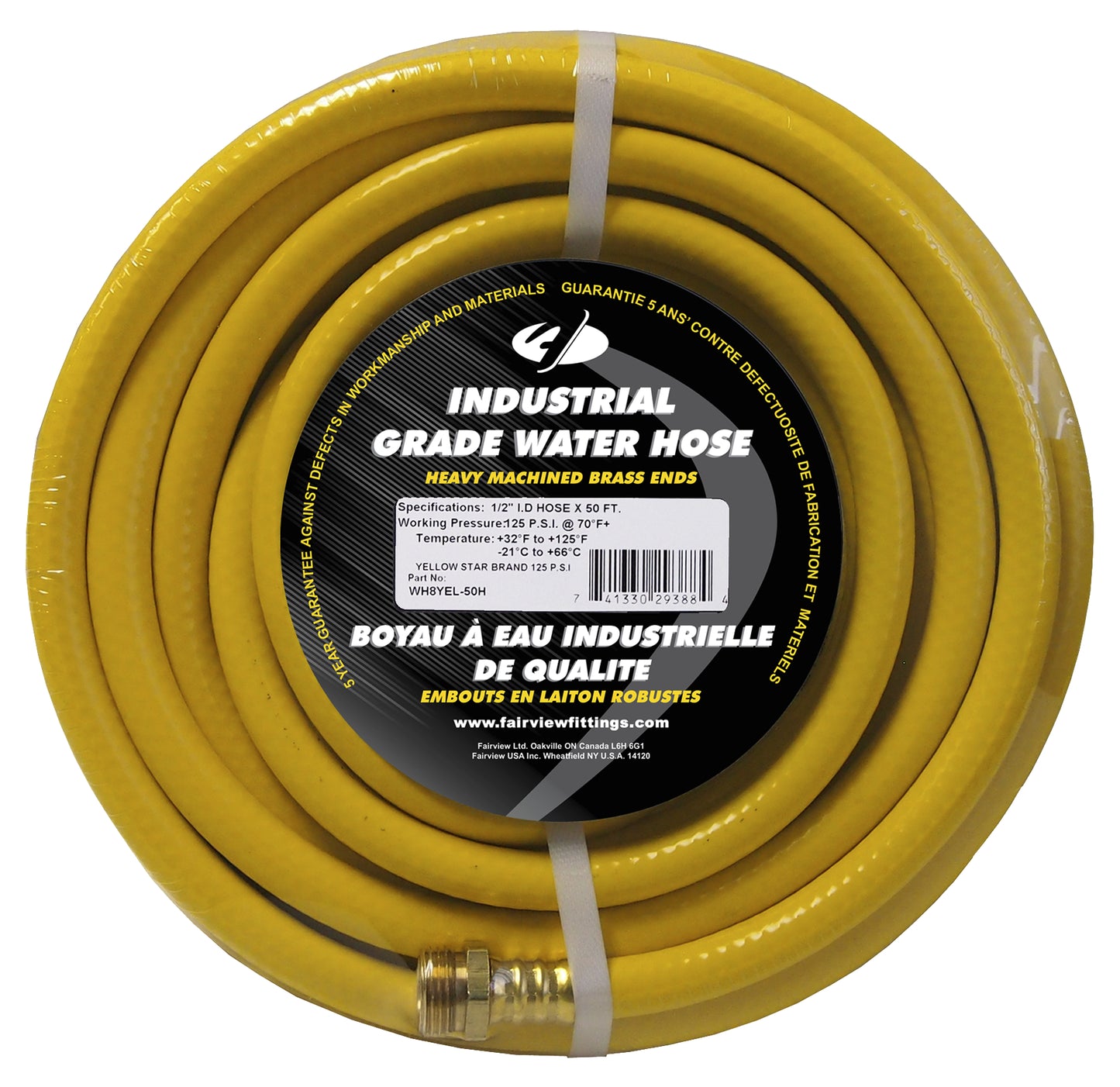 Fairview 1/2 X50'Yel.Water Hose