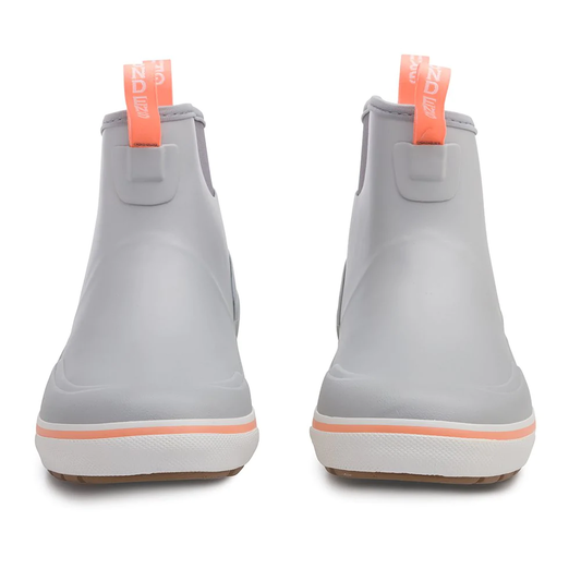 Grundens Womens Deck-Boss Ankle Boot - Glacier Grey - Size 6