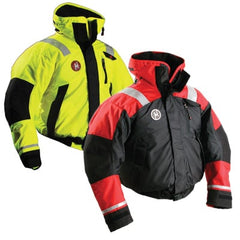 First Watch Flotation Bomber Jacket Hi Vis Yellow Small