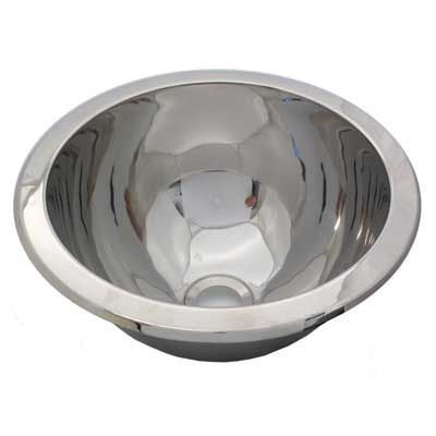 Ambassador Marine Stainless Steel Round Sink 10-1/4