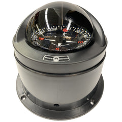 Riviera Artica Binnacle Mount Compass Black - Steveston Marine and Hardware