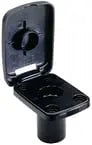 Attwood Flush Mount W Black Cover - Steveston Marine and Hardware