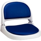 Attwood Pf Lt Gray Seat W/Blue Vinyl
