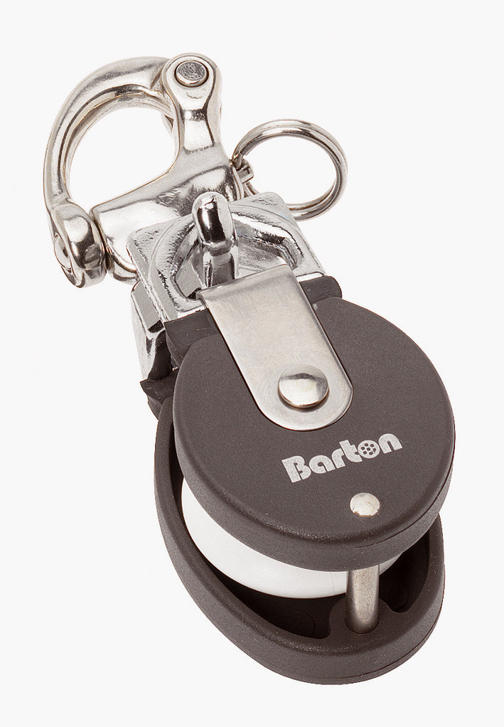 Barton Snatch Block Mini Ss Snapshackle To 12Mm Rope 90-301