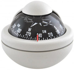 Riviera Bracket Mounted Magnetic Compass Grey - Steveston Marine and Hardware