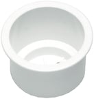 Beckson Deckplate 8In Wht Screw Nonski