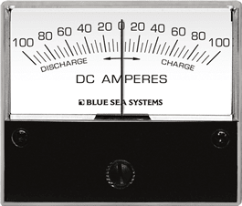 Blue Sea Systems DC Ammeter - 100 - 0 - 100A with Shunt - 8253 - Steveston Marine and Hardware