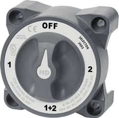 Blue Sea Systems HD - Series Heavy Duty Selector Battery Switch with AFD - 3003 - Steveston Marine and Hardware