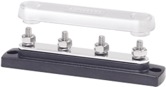 Blue Sea Systems Common 150A BusBar - Four 1/4" - 20 Studs with Cover - 2307 - Steveston Marine and Hardware