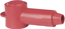 Blue Sea Cable Cap 18-10 Ga Red (3-Pak)