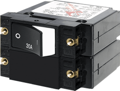 Blue Sea Systems A - Series Raised Rocker Circuit Breaker - Double Pole 30A - 7574 - Steveston Marine and Hardware