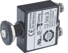 Blue Sea Systems Push Button Reset Only Screw Terminal Circuit Breaker - 3 Amps - 2129 - Steveston Marine and Hardware