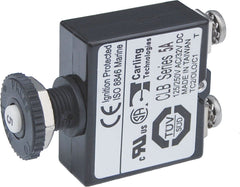 Blue Sea Systems Push Button Reset Only Screw Terminal Circuit Breaker - 5 Amps - 2130 - Steveston Marine and Hardware