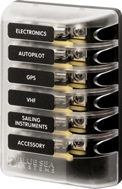 Blue Sea Fuse Block Agc 6 Cir