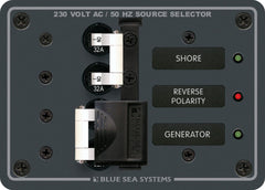 Blue Sea Systems AC Toggle Source Selector [European] - 8161 - Steveston Marine and Hardware
