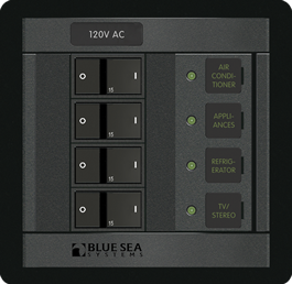 Blue Sea Systems 120 Volt AC 4 Position - 1210