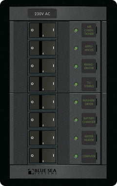 Blue Sea Systems 230 Volt AC 8 Position - 1229 - Steveston Marine and Hardware