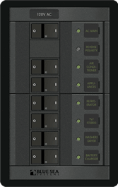 Blue Sea Systems 120 Volt AC Main + 6 Positions - 1202 - Steveston Marine and Hardware