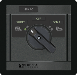 Blue Sea Panel 360 Ac W/Rotary 63A